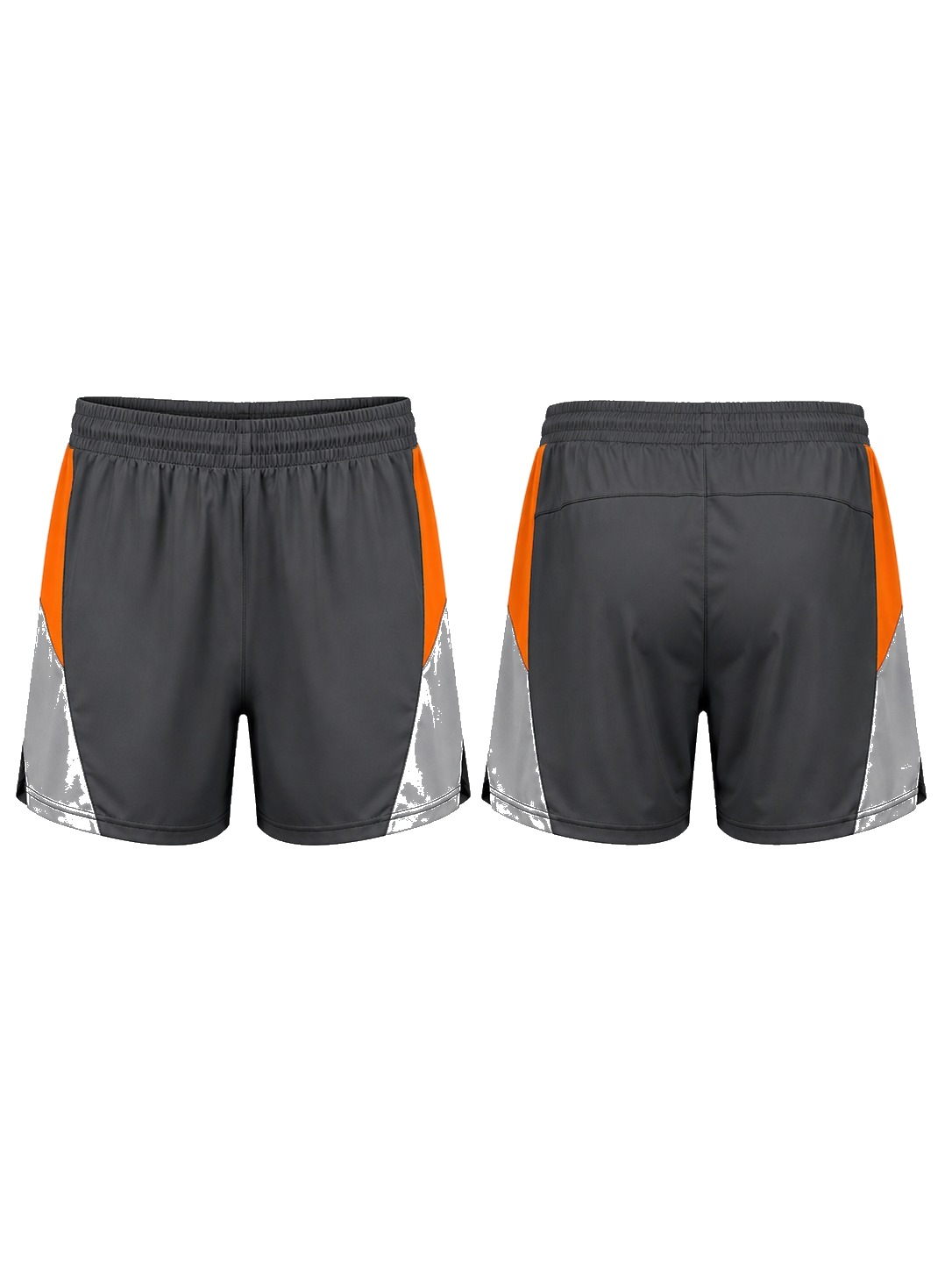 Custom Training Shorts Charcoal Running Shorts manufactured by Velnox Wear