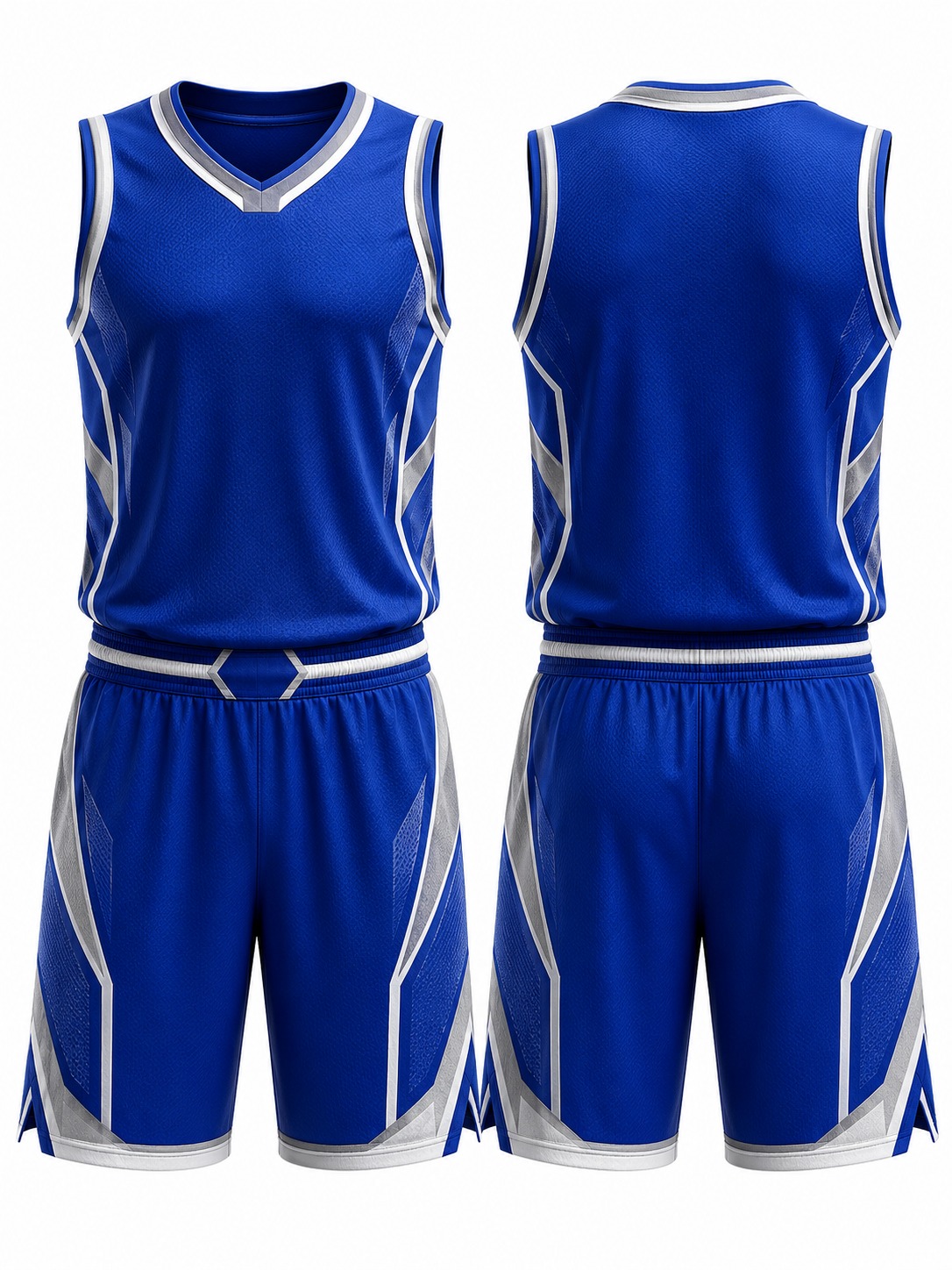 Custom Basketball Royal Blue Basketball Uniform manufactured by Velnox Wear